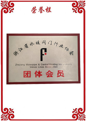 浙江省水暖閥門協(xié)會 團(tuán)體會員